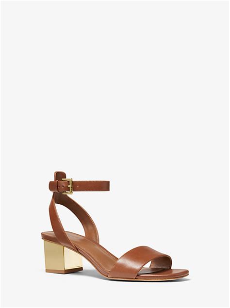 michael kors petra pump|Petra Leather Sandal .